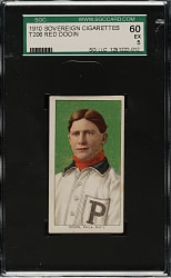 1909-1911 T206 White Border Red Dooin SGC EX 60 - Sovereign 350 Back