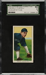1909-1911 T206 White Border Billy Purtell SGC EX 60 - Sovereign 350 Back