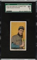 1909-1911 T206 White Border Wilbur Goode SGC EX 60 - Sovereign 350 Back
