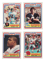 1984 Topps USFL Football Complete Set (132)