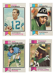 1973 Topps Football Complete and Partial Set Pair (2 Sets, 832 Cards) Plus Near-Complete Team Checklists (24/26) and 230 Duplicates