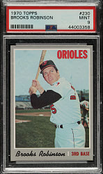 1970 Topps #230 Brooks Robinson PSA MINT 9