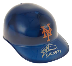 Bartolo Colon Signed New York Mets Batting Helmet with "Big Sexy" Inscription - PSA/DNA