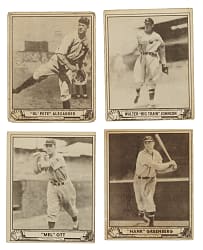1940 R335 Play Ball Collection (37) Including Walter Johnson, Grover Alexander, and Mel Ott