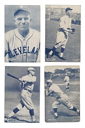 1928 Exhibits Collection (13) Including Joseph Sewell, David Bancroft, and Max Carey