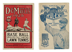 1917 and 1925 Drayper & Manyard Official Rule Book Pair