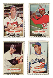 1964 Bazooka Partial Set (18/36) Including Sandy Koufax, Frank Robinson, and Carl Yastrzemski