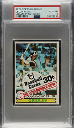 1979 Topps Unopened Cello Pack PSA NM-MT 8 - Nolan Ryan on Back