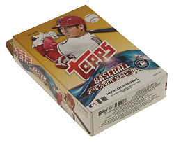 2018 Topps Update Factory Sealed Unopened Hanger Box (72 Cards) - Shohei Ohtani, Juan Soto, and Ronald Acuna Jr. Rookie Year