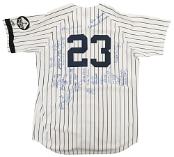 2010 New York Yankees Multi-Signed Reunion Jersey
