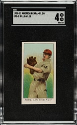 1909-1911 E90-1 American Caramel Bill Bailey SGC VG/EX 4