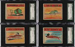 1938 R132 "Series of 48 - Aviation" SGC-Graded Collection (19)
