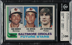 1982 Topps #21 Cal Ripken Jr. Rookie BGS NM-MT 8
