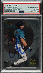 Signed 1998 Bowman's Best #122 Kevin Millar - PSA/DNA