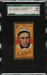 1911 T205 Gold Border George Paskert SGC GOOD 30