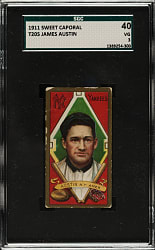 1911 T205 Gold Border Jimmy Austin SGC VG 40