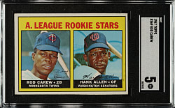 1967 Topps #569 Rod Carew Rookie SGC EX 5