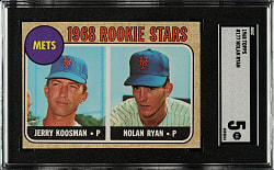 1968 Topps #177 Nolan Ryan Rookie SGC EX 5