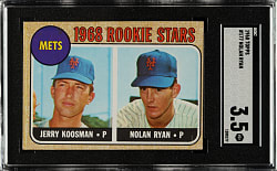 1968 Topps #177 Nolan Ryan Rookie SGC VG+ 3.5