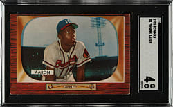 1955 Bowman #179 Hank Aaron SGC VG/EX 4
