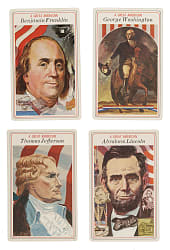 1975 Big Boy "Great Americans" Complete and Near-Complete Set Trio (3 Sets, 85 Cards)