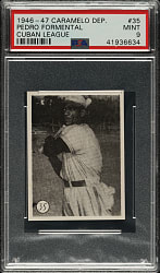 1946-1947 Caramelo Deportivo #35 Pedro Formental PSA MINT 9