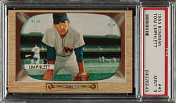 1955 Bowman #45 Tom Umphlett PSA MINT 9
