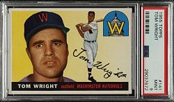 1955 Topps #141 Tom Wright PSA MINT 9