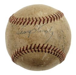 1950s Multi-Signed Baseball with Casey Stengel