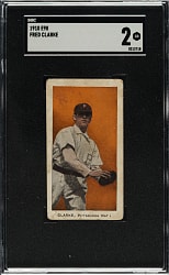 1910 E98 Anonymous "Set of 30" Fred Clarke SGC GOOD 2 - Orange Background