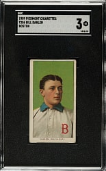 1909-1911 T206 White Border Bill Dahlen Boston SGC VG 3