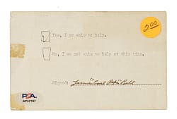 James "Cool Papa" Bell Cut Signature - PSA/DNA