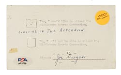 1978 Joe Dugan Cut Signature - PSA/DNA
