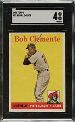 1958 Topps #52 Roberto Clemente SGC VG/EX 4