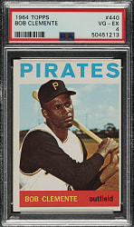 1964 Topps #440 Roberto Clemente PSA VG-EX 4