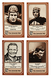 1975 Fleer Immortals Football Complete and Near-Complete Set Trio (3 Sets, 250 Cards)