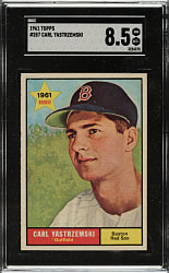 1961 Topps #287 Carl Yastrzemski SGC NM/MT+ 8.5