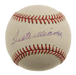 Ted Williams Single-Signed Baseball - JSA