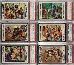 1953 Bowman "Frontier Days" PSA NM-MT 8 Collection (6)