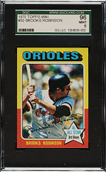 1975 Topps Mini #50 Brooks Robinson SGC MINT 96
