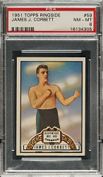 1951 Topps Ringside Boxing #59 James Corbett PSA NM-MT 8
