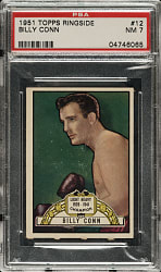 1951 Topps Ringside Boxing #12 Billy Conn PSA NM 7