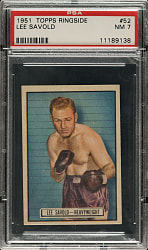 1951 Topps Ringside Boxing #52 Lee Savold PSA NM 7