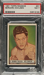 1951 Topps Ringside Boxing #57 Bernard Docusen PSA NM 7