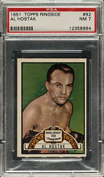 1951 Topps Ringside Boxing #92 Al Hostak PSA NM 7