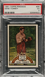 1951 Topps Ringside Boxing #95 Gene Tunney PSA EX 5