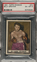 1951 Topps Ringside Boxing #74 Billy Graham PSA EX-MT 6