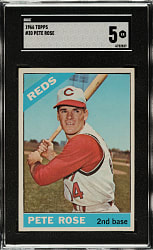 1966 Topps #30 Pete Rose SGC EX 5
