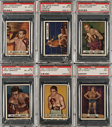 1951 Topps Ringside Boxing PSA-Graded Collection (6)