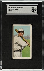 1909-1911 T206 White Border Cy Seymour Batting SGC VG 3